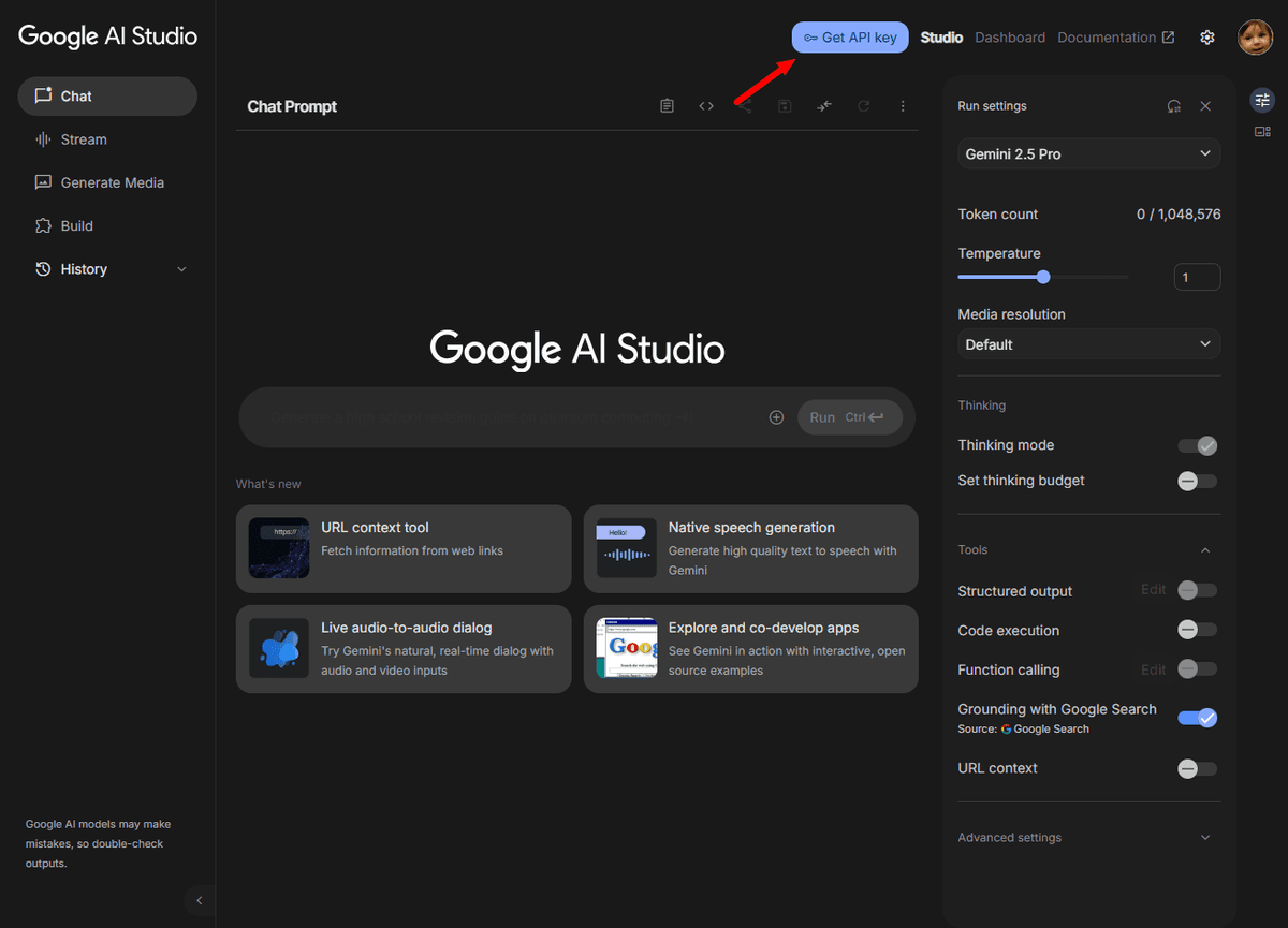 Google AI Studio